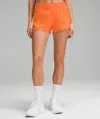 Lululemon Hotty Hot High-rise Lined Shorts 2.5" In Orange