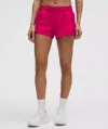 Lululemon Hotty Hot High-rise Lined Short 2.5" In Pink