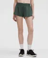 Lululemon Hotty Hot High-rise Lined Short 2.5" In Green