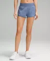 Lululemon Hotty Hot High-rise Lined Shorts 2.5" In Blue