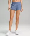 Lululemon Hotty Hot High-rise Lined Short 2.5" In Blue