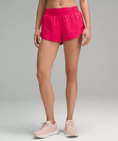 Lululemon Hotty Hot High-rise Lined Shorts 2.5" In Pink