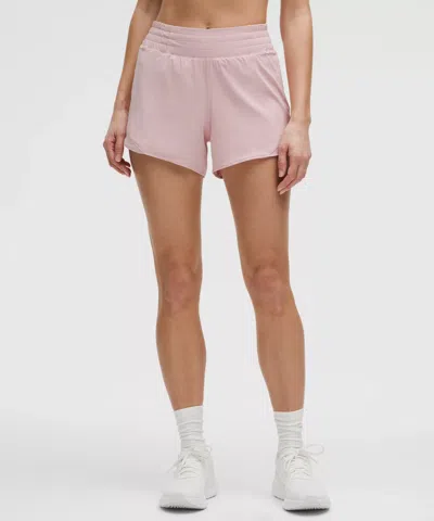 Lululemon Hotty Hot High-rise Lined Short 4" In Pink