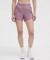 Lululemon Hotty Hot High-rise Lined Shorts 4" In Pink