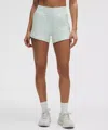 Lululemon Hotty Hot High-rise Lined Short 4" In Blue