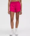 Lululemon Hotty Hot High-rise Lined Shorts 4" In Pink