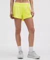 Lululemon Hotty Hot High-rise Lined Short 4" In Green