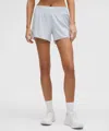 Lululemon Hotty Hot High-rise Lined Short 4" In Blue