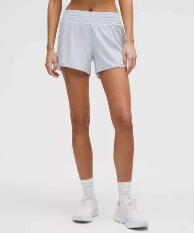 Lululemon Hotty Hot High-rise Lined Short 4" In Blue