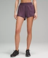 Lululemon Hotty Hot High-rise Lined Shorts 4" In Purple