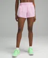 Lululemon Hotty Hot High-rise Lined Shorts 4" In Pink