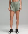 Lululemon Hotty Hot High-rise Lined Short 4" In Green