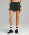 Lululemon Hotty Hot High-rise Lined Shorts 4" In Black