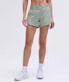 Lululemon Hotty Hot High-rise Lined Shorts 4" In Gray