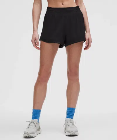 Lululemon Hotty Hot High-rise Lined Shorts 4" Lace Trim