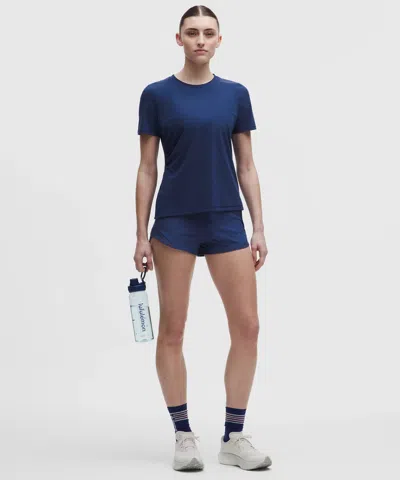 Lululemon Hotty Hot High-rise Lined Short 2.5" In Blue