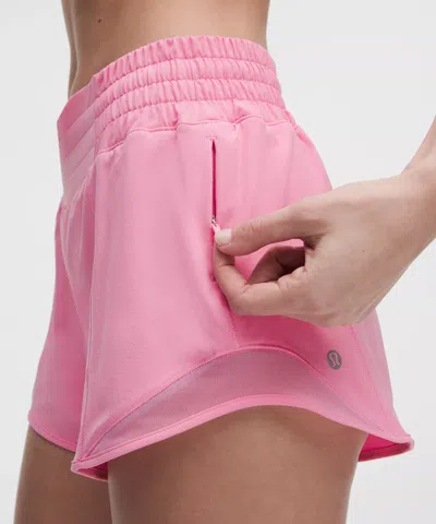 Lululemon Hotty Hot High-rise Lined Short 2.5" In Pink