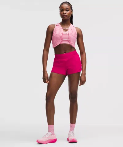 Lululemon Hotty Hot High-rise Lined Short 2.5" In Pink