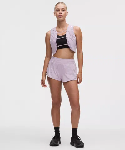 Lululemon Hotty Hot High-rise Lined Short 2.5" In Pink