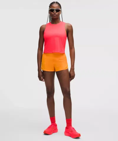 Lululemon Hotty Hot High-rise Lined Short 2.5" In Pink