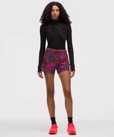 Lululemon Hotty Hot High-rise Lined Short 4" In Multi