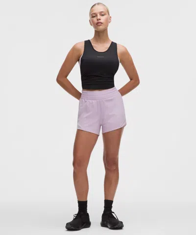 Lululemon Hotty Hot High-rise Lined Short 4" In Pink