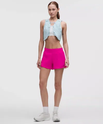 Lululemon Hotty Hot High-rise Lined Short 4" In Pink