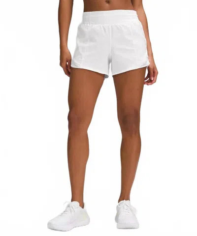 Lululemon Hotty Hot High-rise Lined Short In White