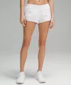 Lululemon Hotty Hot Low-rise Lined Short 2.5" In White
