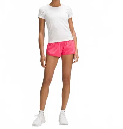 Lululemon Hotty Hot Low-rise Lined Short In Glaze Pink