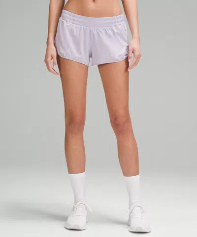 Lululemon Hotty Hot Low-rise Lined Shorts 2.5" In White