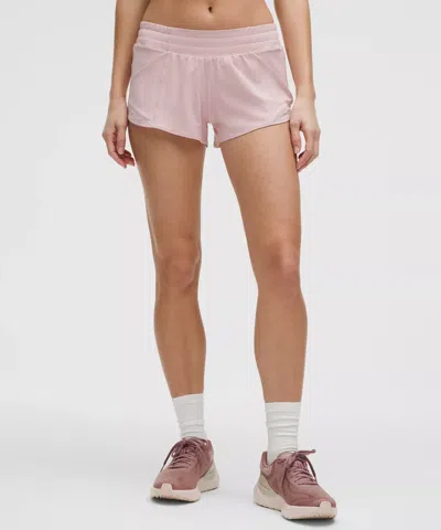 Lululemon Hotty Hot Low-rise Lined Short 2.5" In Pink