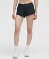 Lululemon Hotty Hot Low-rise Lined Short 2.5" In Black