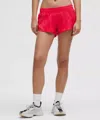 Lululemon Hotty Hot Low-rise Lined Short 2.5" In Red