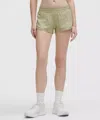 Lululemon Hotty Hot Low-rise Lined Short 2.5" In Green