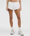 Lululemon Hotty Hot 2.5 Low Rise Short In White
