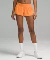 Lululemon Hotty Hot Low-rise Lined Shorts 2.5" In Orange