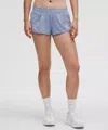 Lululemon Hotty Hot Low-rise Lined Short 2.5" In Blue