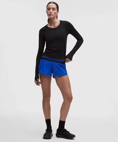 Lululemon Hotty Hot Low-rise Lined Short 2.5" In Black