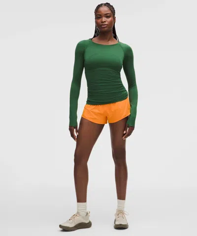 Lululemon Hotty Hot Low-rise Lined Short 2.5" In Green