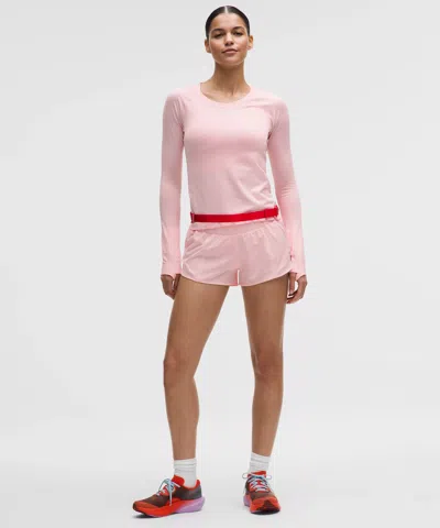 Lululemon Hotty Hot Low-rise Lined Short 2.5" In Pink