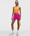 Lululemon Hotty Hot Low-rise Lined Short 2.5" In Pink