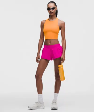 Lululemon Hotty Hot Low-rise Lined Short 2.5" In Pink
