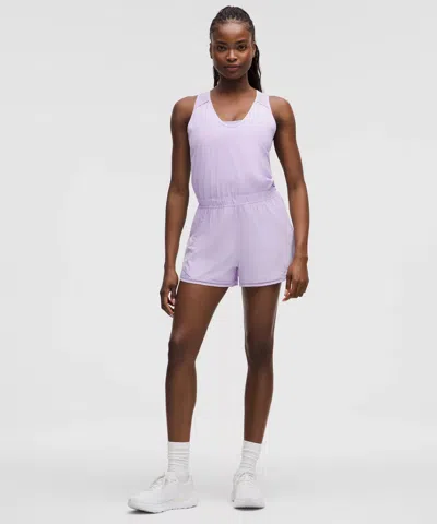 Lululemon Hotty Hot Running Romper Lace Trim