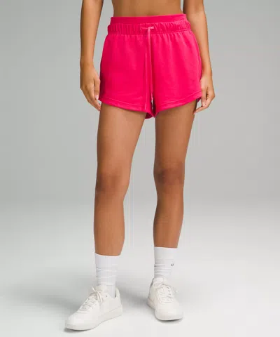 Lululemon Inner Glow High-rise Shorts 3" In Pink