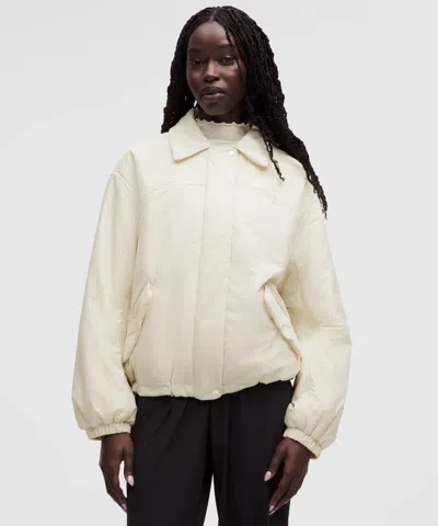 Lululemon Insulated Oversized Collared Jacket In Neutral