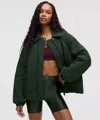 Lululemon Insulated Oversized Collared Jacket In Green