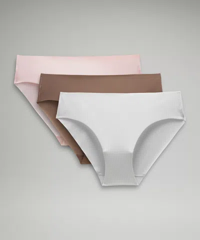 Lululemon Invisiwear Mid-rise Bikini Underwear 3 Pack In Green