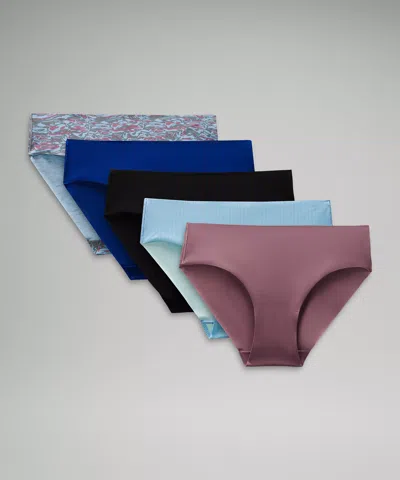 Lululemon Invisiwear Mid-rise Bikini Underwear 5 Pack In Multi