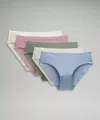 Lululemon Invisiwear Mid-rise Bikini Underwear 5 Pack In Multi